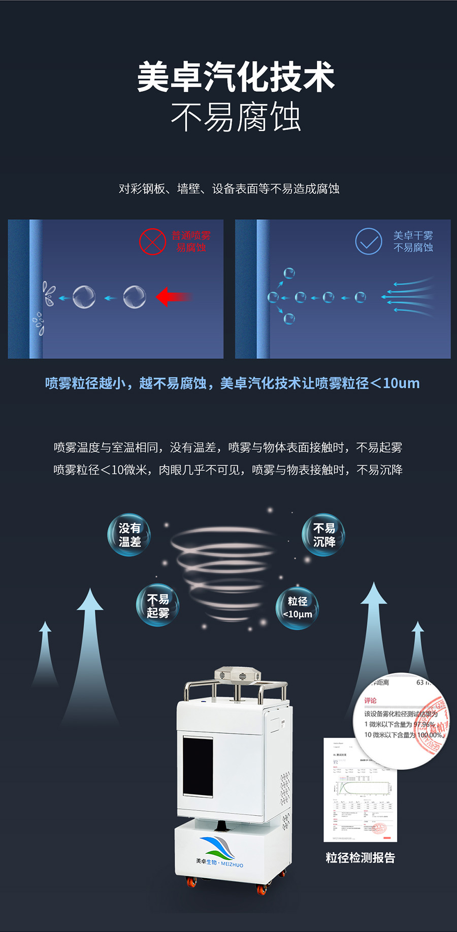 杭州美卓生物科技有限公司 | 汽化過氧化氫消毒機(jī)MZ-V200+AGV
