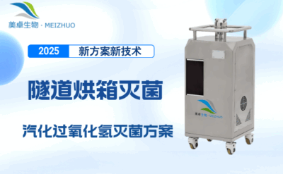 隧道烘箱冷卻段滅菌周期，可同步隧道烘箱室內空間滅菌周期